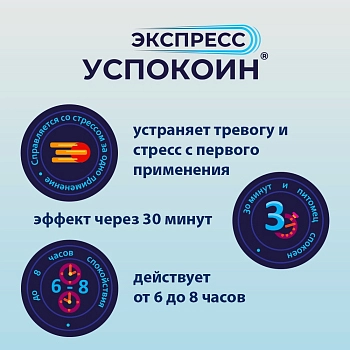 Экспресс Успокоин таблетки для собак средних и крупных пород