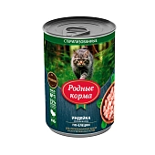 Родные корма консервы для стерилизованных кошек и кастрированных котов по-елецки (соус)