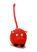 HOMEPET игрушка для собак бычок с длинным хвостом с пищалкой