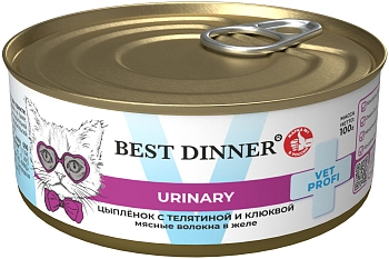 Best Dinner Vet Profi Urinary консервы для взрослых кошек при МКБ (в желе)