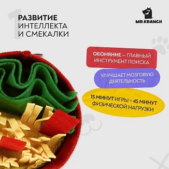 Mr.Kranch нюхательный коврик пицца