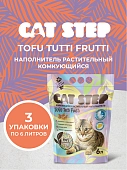 Cat Step Tofu Tutti Frutti наполнитель растительный комкующийся