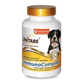 Unitabs витамины ImmunoComplex с Q10 для крупных собак