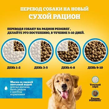 Pedigree корм для взрослых собак всех пород