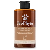 ProPhyto Derma Protect шампунь с растительными экстрактами для профилактики себореи для собак