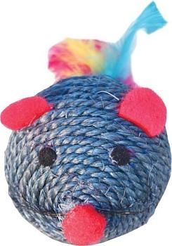 Triol игрушка для кошек Мышонок из сизаля