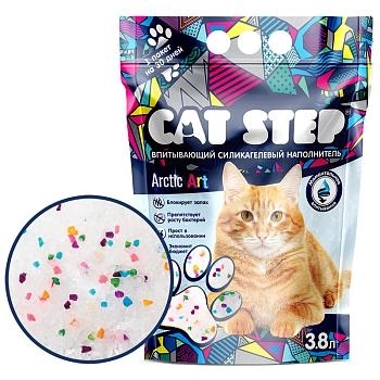 Cat Step Arctic Art наполнитель силикагелевый впитывающий