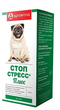 Apicenna Стоп-стресс Плюс капли для собак
