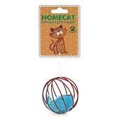 HOMECAT игрушка для кошек мышка в проволочном шаре