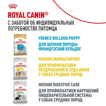 Royal Canin French Bulldog Adult для собак породы французский бульдог
