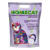 HOMECAT наполнитель силикагелевый впитывающий Лаванда