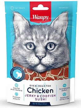 Wanpy Cat Лакомство для кошек Суши