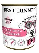 Best Dinner Premium "Меню" консервы для взрослых собак всех пород