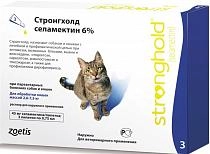 Стронгхолд капли при паразитарных болезнях кошек 45 мг (2,6-7,5 кг)