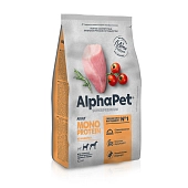 AlphaPet Monoprotein сухой корм для взрослых собак средних и крупных пород