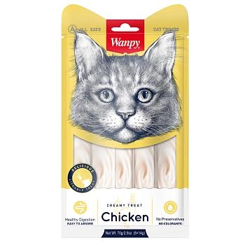 Wanpy Cat Лакомство для кошек Нежное пюре