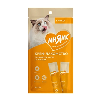 Мнямс крем-лакомство для кошек