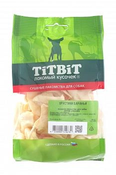 TiTBiT хрустики бараньи для собак