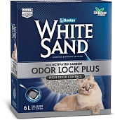 White Sand наполнитель минеральный комкующийся с усиленной блокировкой запахов