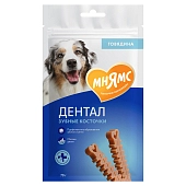 Мнямс Дентал лакомство для собак Зубные косточки