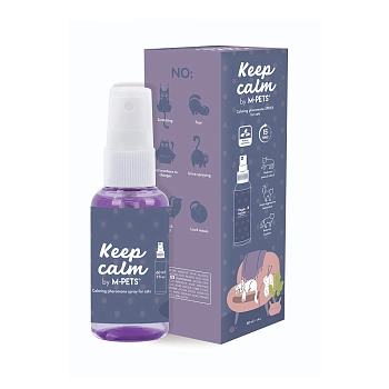 M-Pets Keep calm спрей успокаивающий с феромонами для кошек