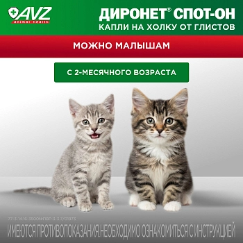 Диронет Спот-он для котят