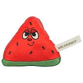 Mr.Kranch игрушка для собак Арбузик с пищалкой и шуршащими элементами