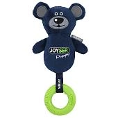 Joyser игрушка Puppy Мишка с резиновым кольцом с пищалкой для собак