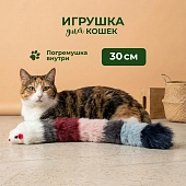 Triol игрушка для кошек Мышь-погремушка разноцветная (1 шт)