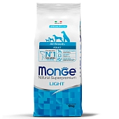 Monge Dog Speciality Light низкокалорийный корм для взрослых собак всех пород