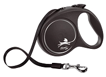 Flexi рулетка Black Design L до 50 кг (5 м лента)
