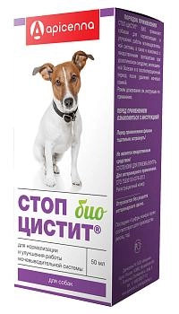 Apicenna Суспензия Стоп - цистит био урологическая для собак