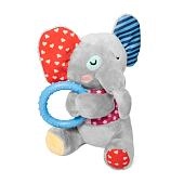 GiGwi Plush Friendz игрушка для собак слон с кольцом