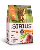 Sirius сухой корм для стерилизованных кошек