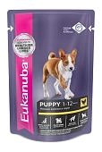 Eukanuba Dog пауч для щенков (кусочки в соусе)