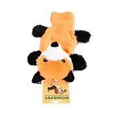 HOMEPET игрушка для собак лиса с пищалкой и шуршащим эффектом