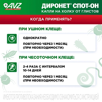 Диронет Спот-он для кошек