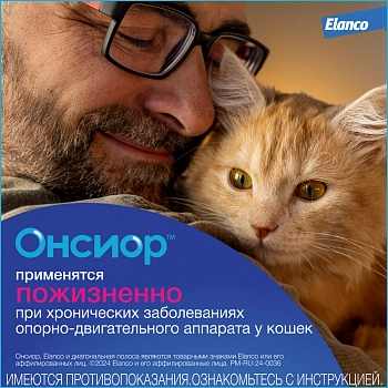 Онсиор 6 мг, таблетки №6 для кошек