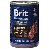 Brit Premium by Nature консервы для взрослых собак всех пород с чувствительным пищеварением