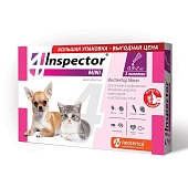 Inspector Mini капли для собак и кошек от 0,5-2 кг