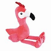 HOMEPET игрушка для собак фламинго с пищалкой и шуршащим эффектом
