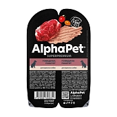 AlphaPet Superpremium пауч для взрослых собак (паштет)