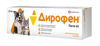 Apicenna Дирофен паста для взрослых собак и кошек