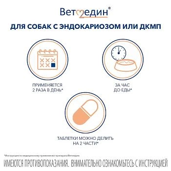 Ветмедин таблетки для лечения сердечно-сосудистых заболеваний у собак