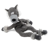 Gigwi Plush Friendz игрушка для собак Волк с пищалкой