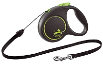 Flexi рулетка Black Design S до 12 кг (5 м трос)