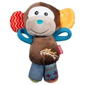 GiGwi Plush Friendz игрушка для собак обезьянка с пищалкой