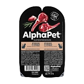 AlphaPet Superpremium пауч для взрослых стерилизованных кошек (кусочки в желе)