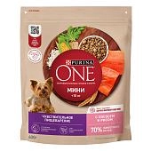 Purina One Мини "Чувствительная" для взрослых собак мелких пород с чувствительным пищеварением