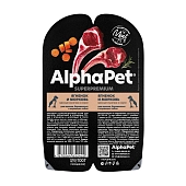 AlphaPet Superpremium пауч для щенков, беременных и кормящих собак (кусочки в соусе)